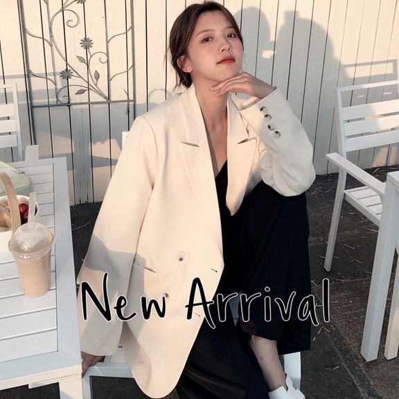 Áo khoác blazer dáng dài thời trang cho nữ