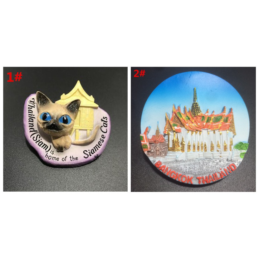 Nam châm dán tủ lạnh phong cách đất nước Thái Lan xinh xắn