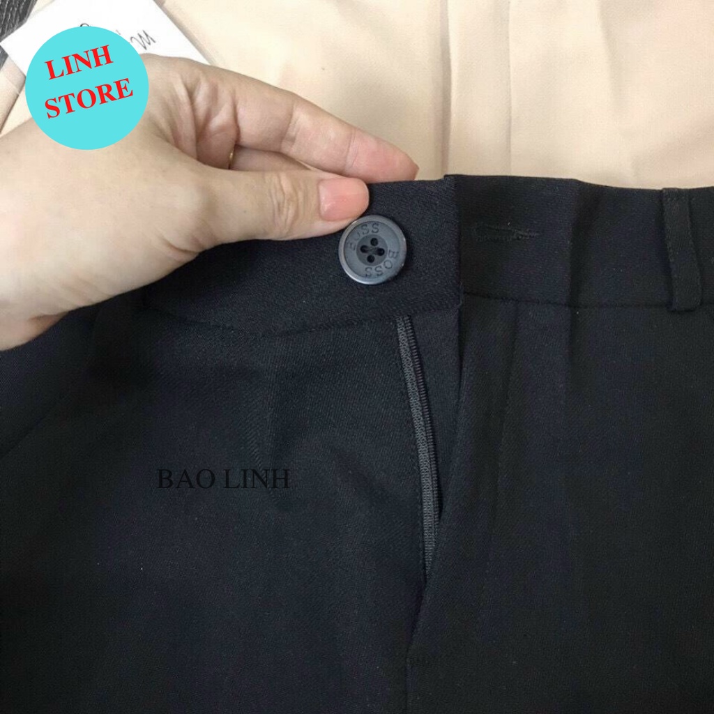 Quần Suông Ống Rộng Nữ Lưng Cao LINH STORE Công Sở Chất Liệu Tuyết Mưa Vitex Mặc Đi Làm Đi Học