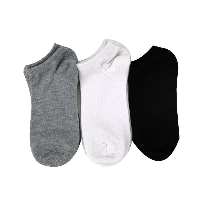 Vớ Trơn Cổ Ngắn, Tất Cổ Ngắn Nam/ Nữ vải cotton chuẩn xuất Nhật