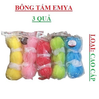 Bông tắm 3 quả Emya