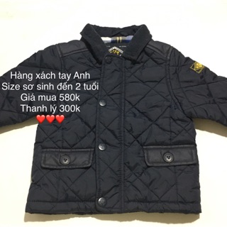 Áo khoát gió cho bé từ sơ sinh đến 2 tuổi