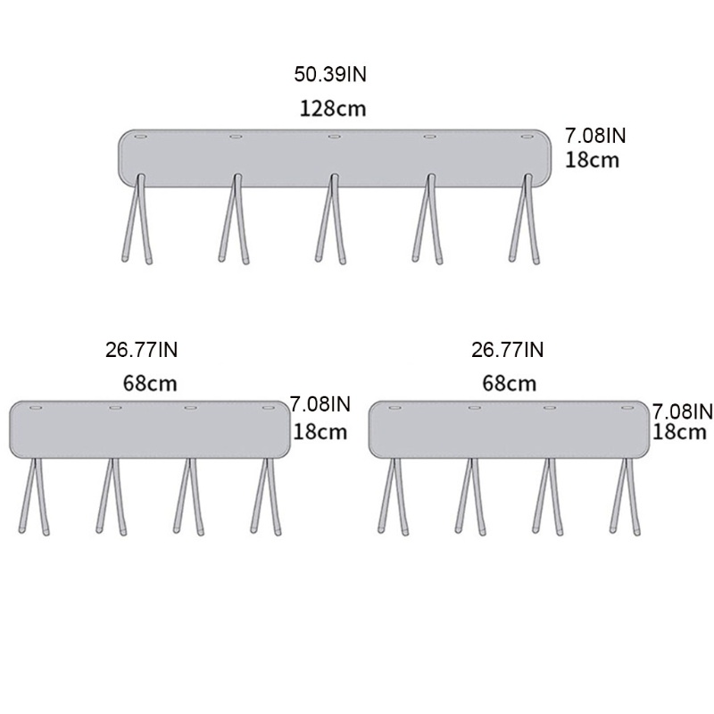 Set 3 Vỏ Bọc Thanh Chắn Giường Thoáng Khí Bảo Vệ An Toàn Cho Bé Sơ Sinh