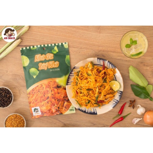 [Mã GROADO1 giảm 10K đơn 50K] Bánh tráng ABI khô gà xé sợi cay loại gà khô cay gói mới túi zip 100g thực phẩm và đồ uống | BigBuy360 - bigbuy360.vn