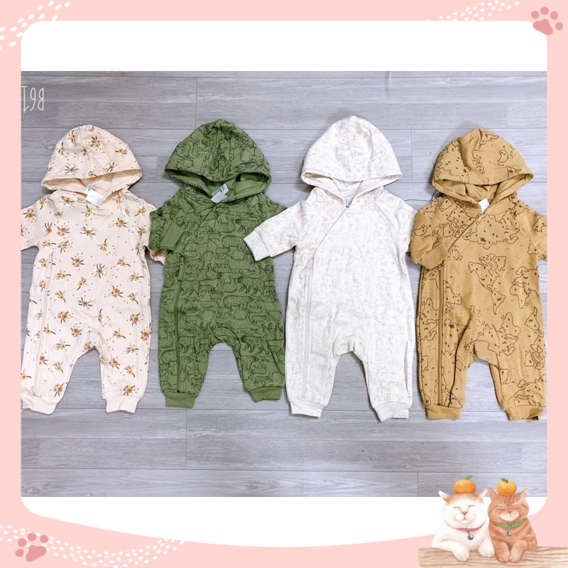 Body nỉ có mũ siêu xinh dành cho bé trai bé gái từ 3kg đến 15kg