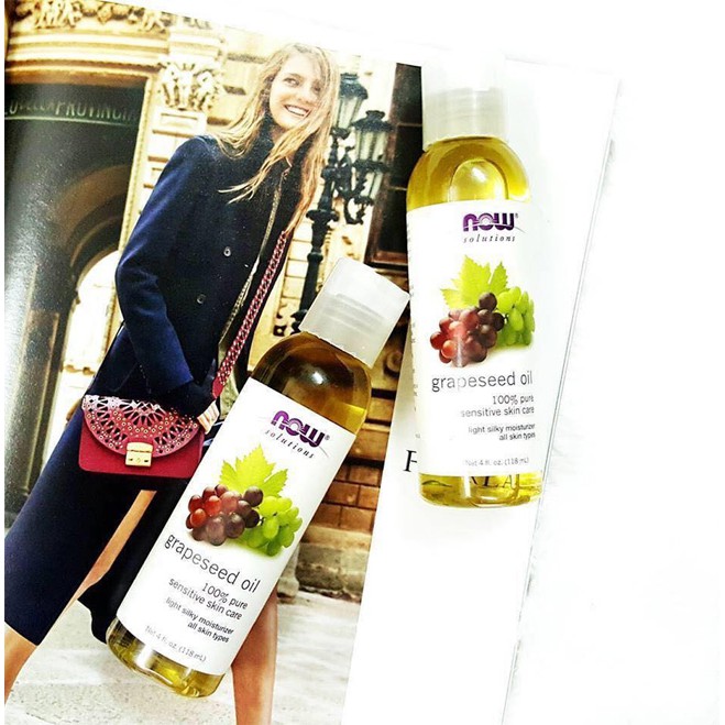 Dầu Hạt Nho Now Grapeseed Oil 100%