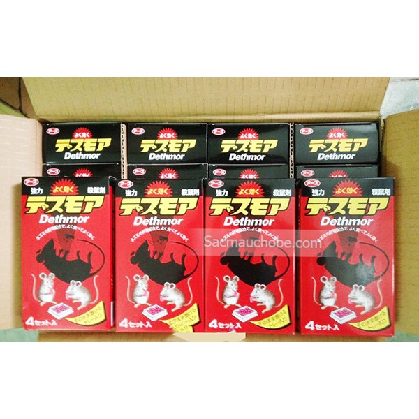 COMBO 5 Thuốc Diệt Chuột Dethmor Nhật Bản .