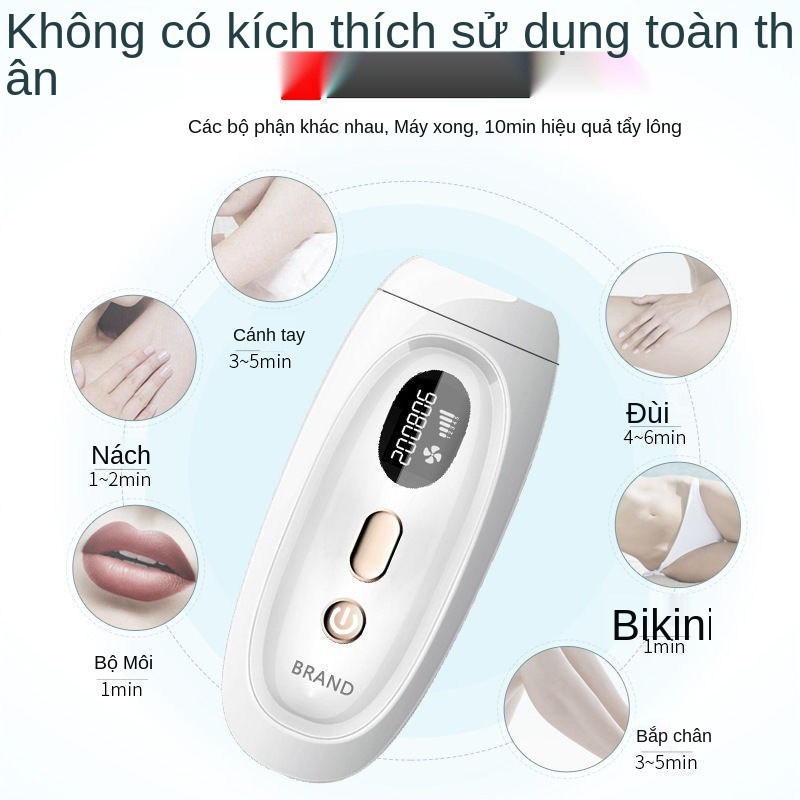 Laser Máy cạo lông vùng kín Freezing Point Epilator không đau tại nhà toàn thân môi nách dụng cụ