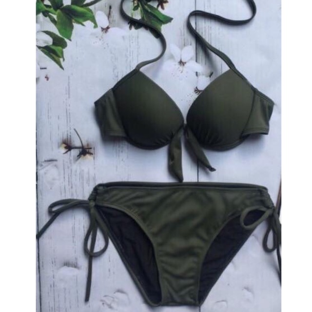 Bikini 2 mảnh xanh rêu