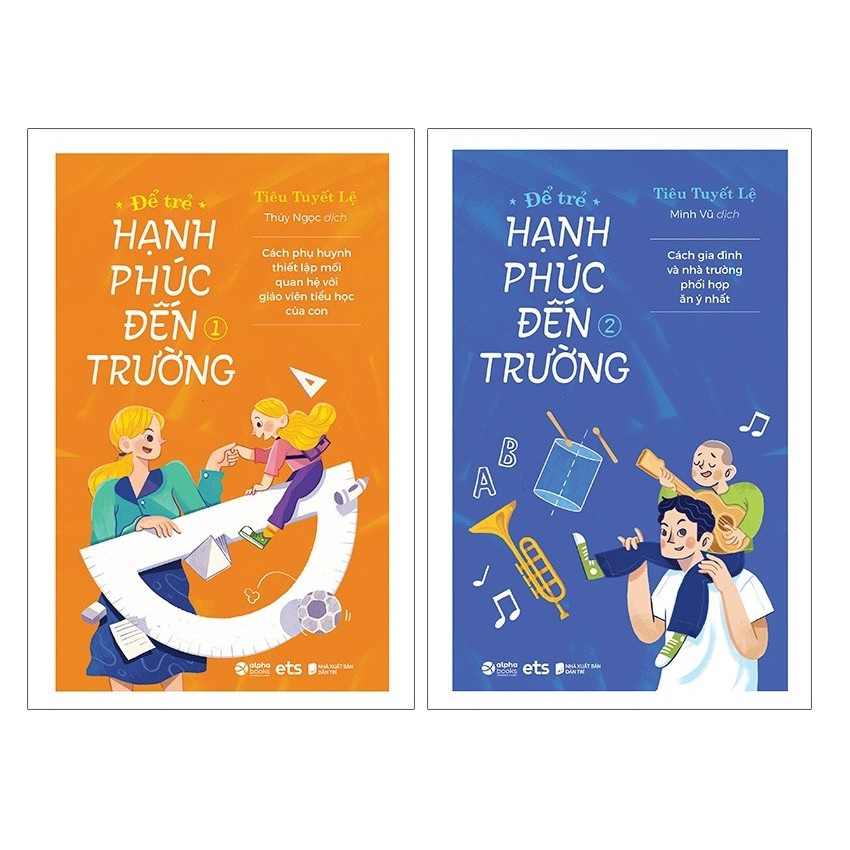 Sách - Combo Hạnh phúc đến trường (Tập 1 + Tập 2)