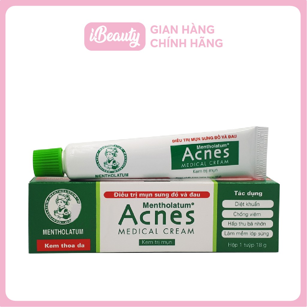 KEM THOA DA ACNES MEDICAL CREAM 18G - Việt Nam chính hãng