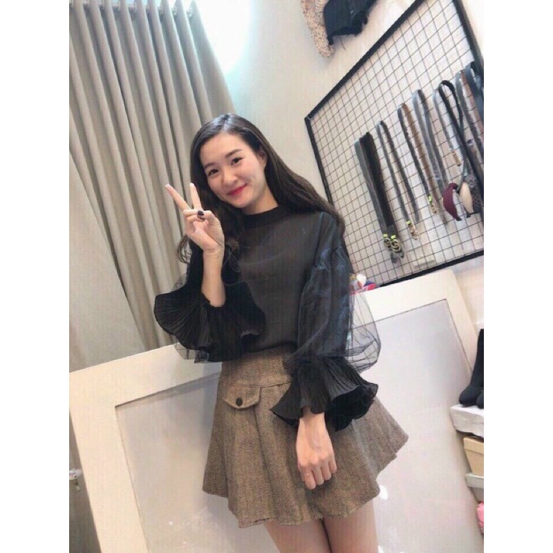 Áo kiểu tay loe đẹp