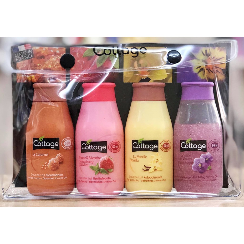 Sữa tắm COTTAGE MINI set 4 chai/50ml