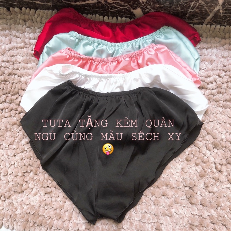 Đầm ngủ sơ mi lụa Latin váy ngủ sexy nữ bigsize cổ bẻ gợi cảm (tặng kèm quần ngủ xinh xắn cùng màu)