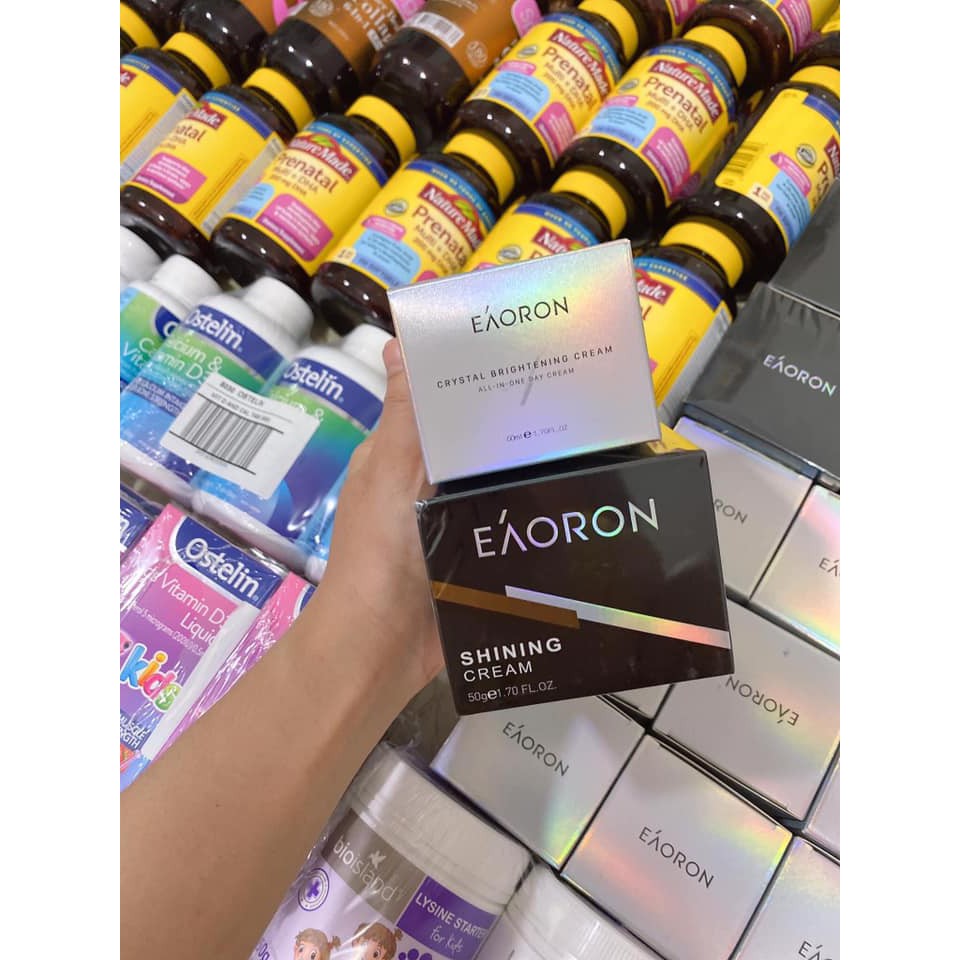KEM DƯỠNG TRẮNG EAORON CRYSTAL BRIHTENING CREAM ALL KEM DƯỠNG BAN NGÀY