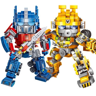 Đồ chơi lắp ghép mẫu Robot Supper Warrior với hơn 500 chi tiết chất liệu nhựa ABS cao cấp DochoitreemHCM