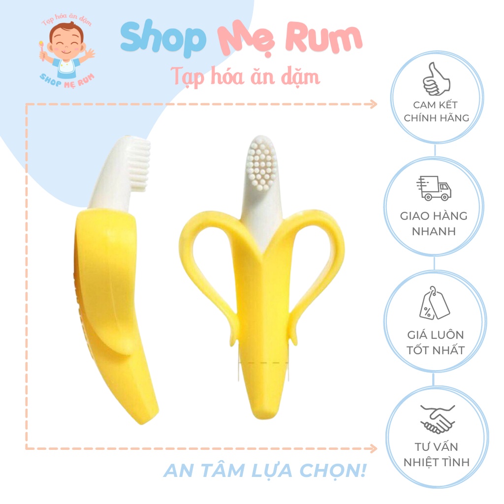 Gặm Nướu Hình Chuối An Toàn Cho Bé