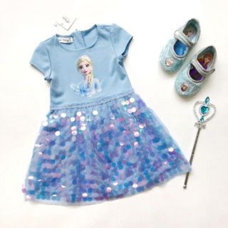 Đầm Elsa cho bé gái