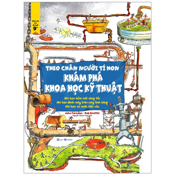 Sách -Theo Chân Người Tí Hon - Khám Phá Khoa Học Kỹ Thuật - 8935280910324