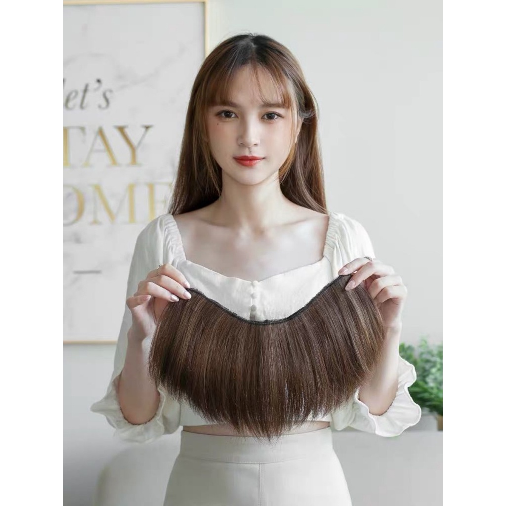 Tóc giả kẹp phồng chân tóc ❤️KOTY BEAUTY❤️ tóc kẹp V phím phồng TG39