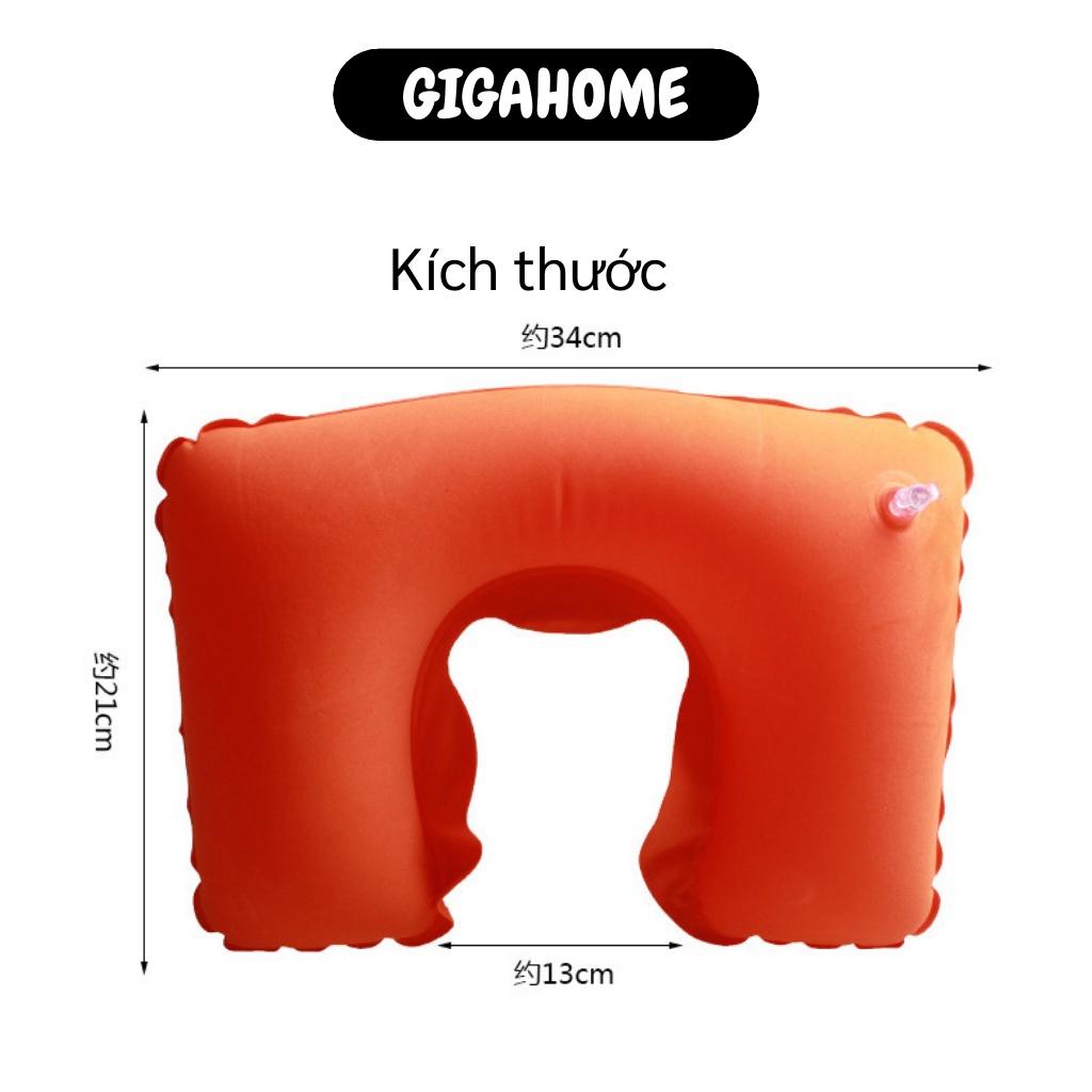 Gối hơi tựa đầu GIGAHOME Bộ gối hơi du lịch 3 trong 1 tiện lợi dễ bơm căng bằng cách thổi 2610