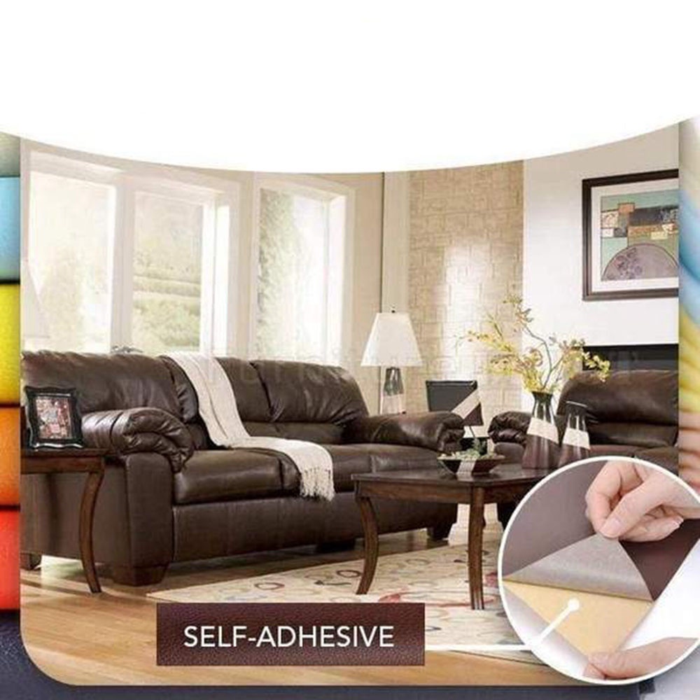 Miếng Dán Da PU Tự Dính Sửa Chữa Quần Áo/Ghế sofa Hình Chữ Nhật