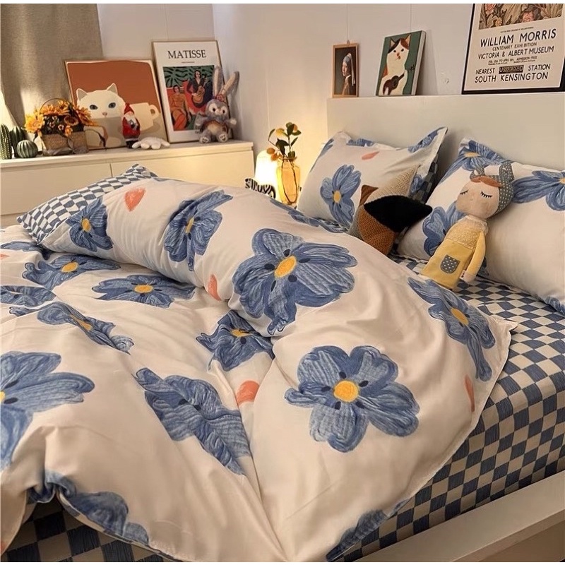 BST Vỏ Chăn Ga Cotton Poly Nhiều Hoạ Tiết - Chất Cotton Poly Đanh Vải - shinbedding