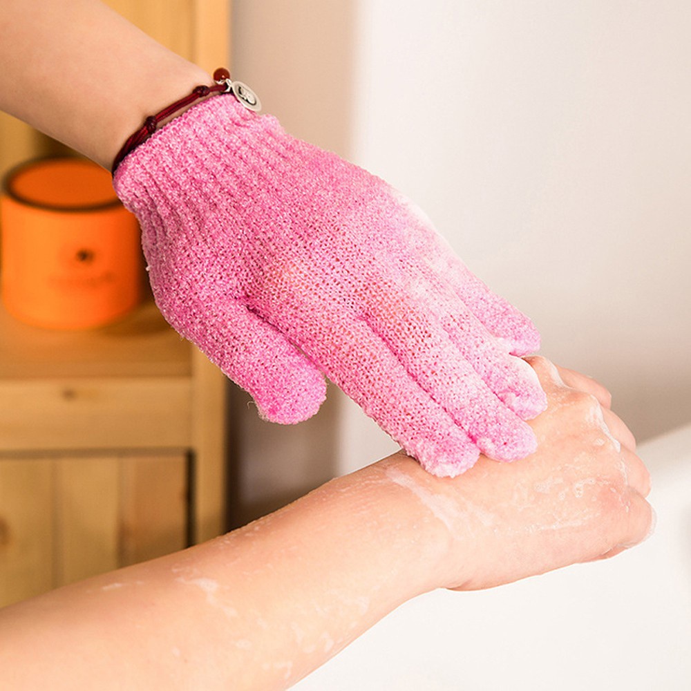 Găng tay xốp nhiều màu chống trượt tẩy tế bào chết mát xa khi tắm