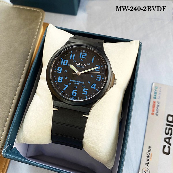 [FREESHIP] Đồng hồ nam dây nhựa Casio Standard chính hãng Anh Khuê MW-240 Series (43
