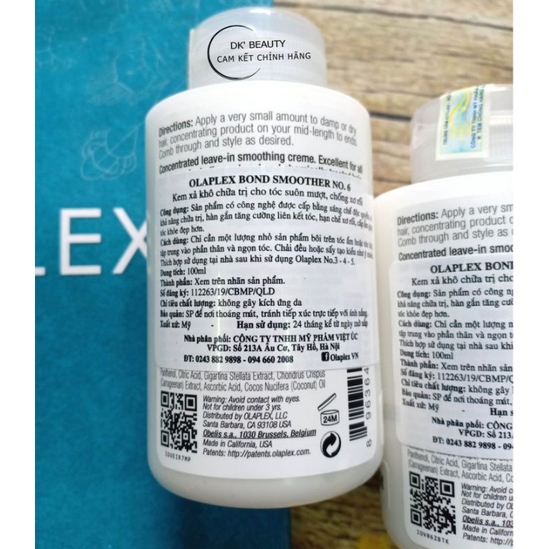 🥇Xả Khô Olaplex Số 6 Suôn Mượt, Chống Rối, Dưỡng Ẩm, Vào Nếp | BigBuy360 - bigbuy360.vn