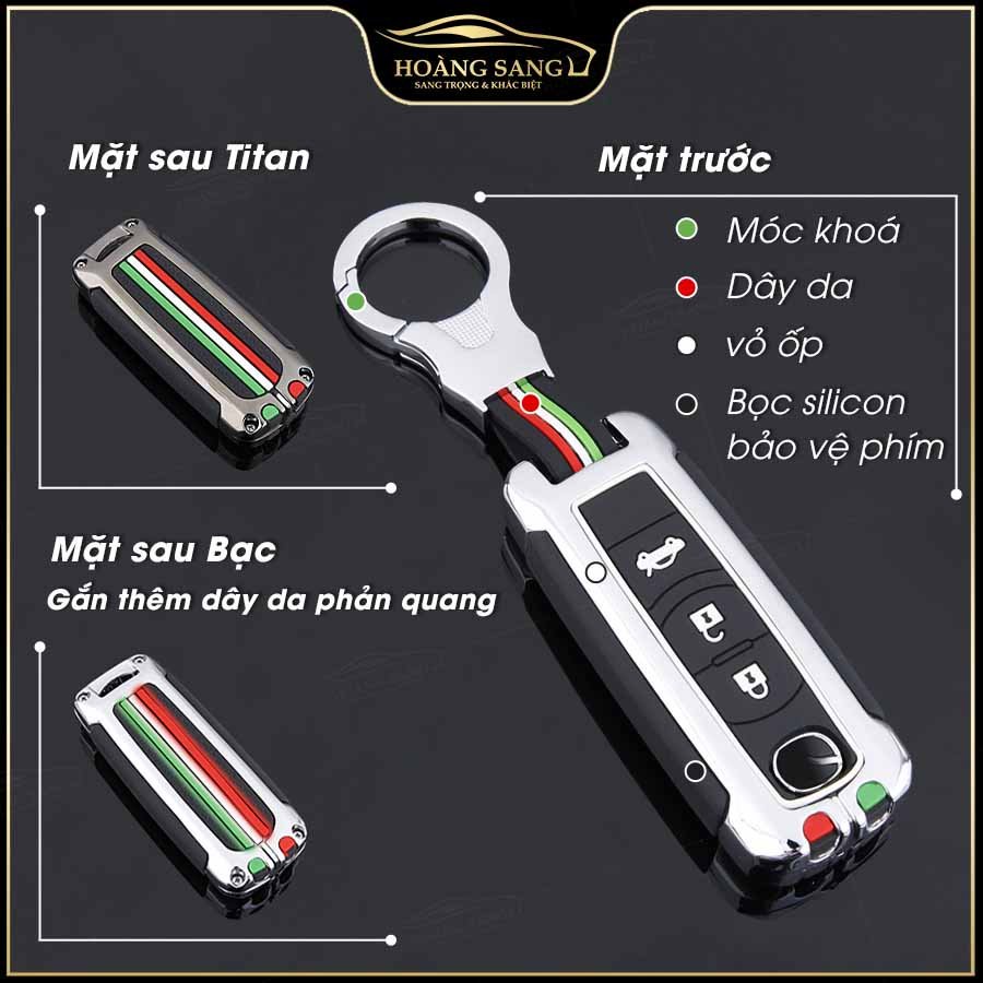 Ốp chìa khóa mazda, bọc chìa khóa mazda 3, mazda 6, mazda 2, mazda cx5, mazda cx8, chất liệu metal cao cấp