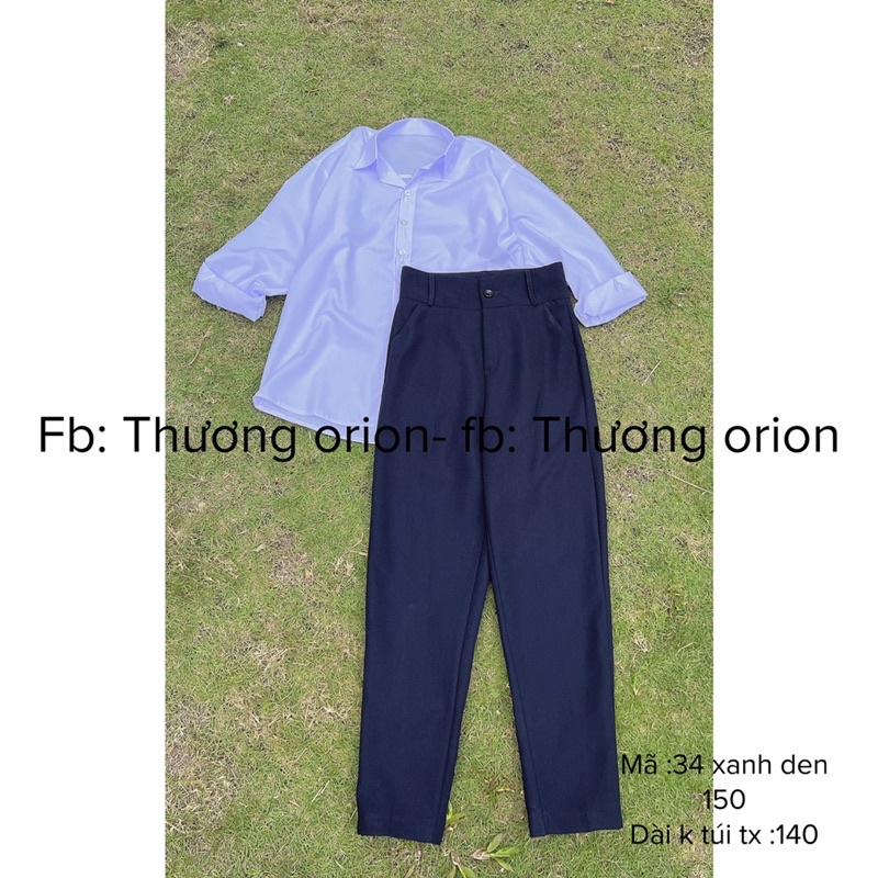 Quần 34 màu xanh đen độ dài 94-102