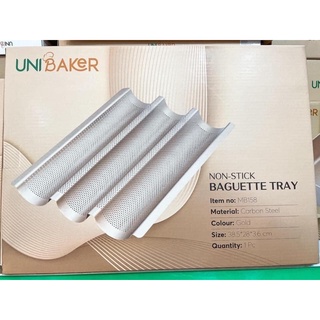 Khay Sóng Nướng Bánh Mì, 3 Sóng Chống Dính Unibaker