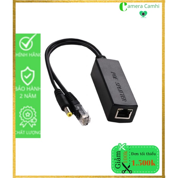 Đầu chuyển poe splitter 48V sang 12V