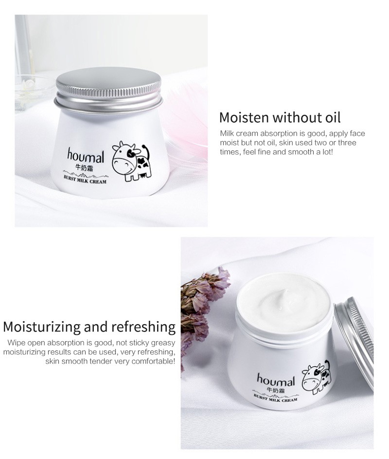 [ready] HOUMAL Milk Cream Whitening/student/time saving/ Anti-Aging/Anti Wrinkle/Moisturizing Nourish Creams Beauty Face care Creme De Leite Maternano, Remoção De Pelos, Limpeza Facial E Branqueamento Beauty Buffet Milk Plus Whitening Milk Bath Cream MOLI