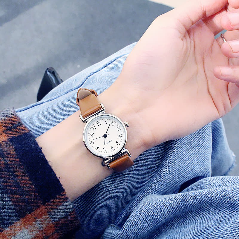 [GIÁ SỈ] ĐỒNG HỒ NỮ DÂY DA MẶT NHỎ THỜI TRANG HÀN QUỐC | BigBuy360 - bigbuy360.vn