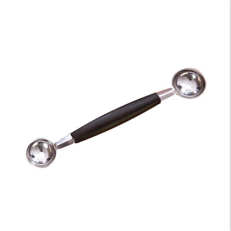 Muỗng múc kem/ trái cây XIAODUOJIAJU hai đầu bằng thép không gỉ tiện dụng