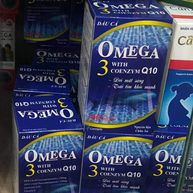 Dầu cá Omega 3 with Coenzym Q10