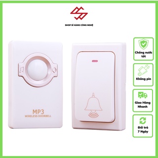 Chuông cửa không dây KHÔNG DÙNG PIN MR-868 - CHUÔNG ĐẸP, ÂM VANG, CHỐNG NƯỚC, CHỐNG BỤI TỐT