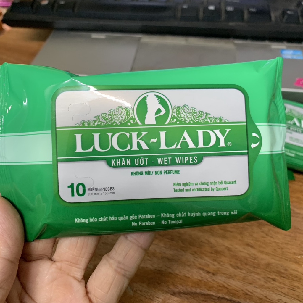 Khăn ướt Luck Lady 10 tờ