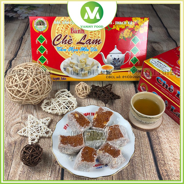 Chè lam Gấc FREESHIP Bánh chè lam đặc sản mới - Loại 500G