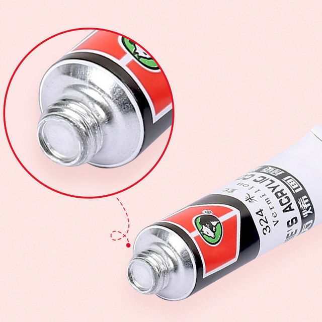 Bộ 18 Màu Vẽ Nổi 3D Acrylic Maries (Tặng 1 Bay lấy màu)
