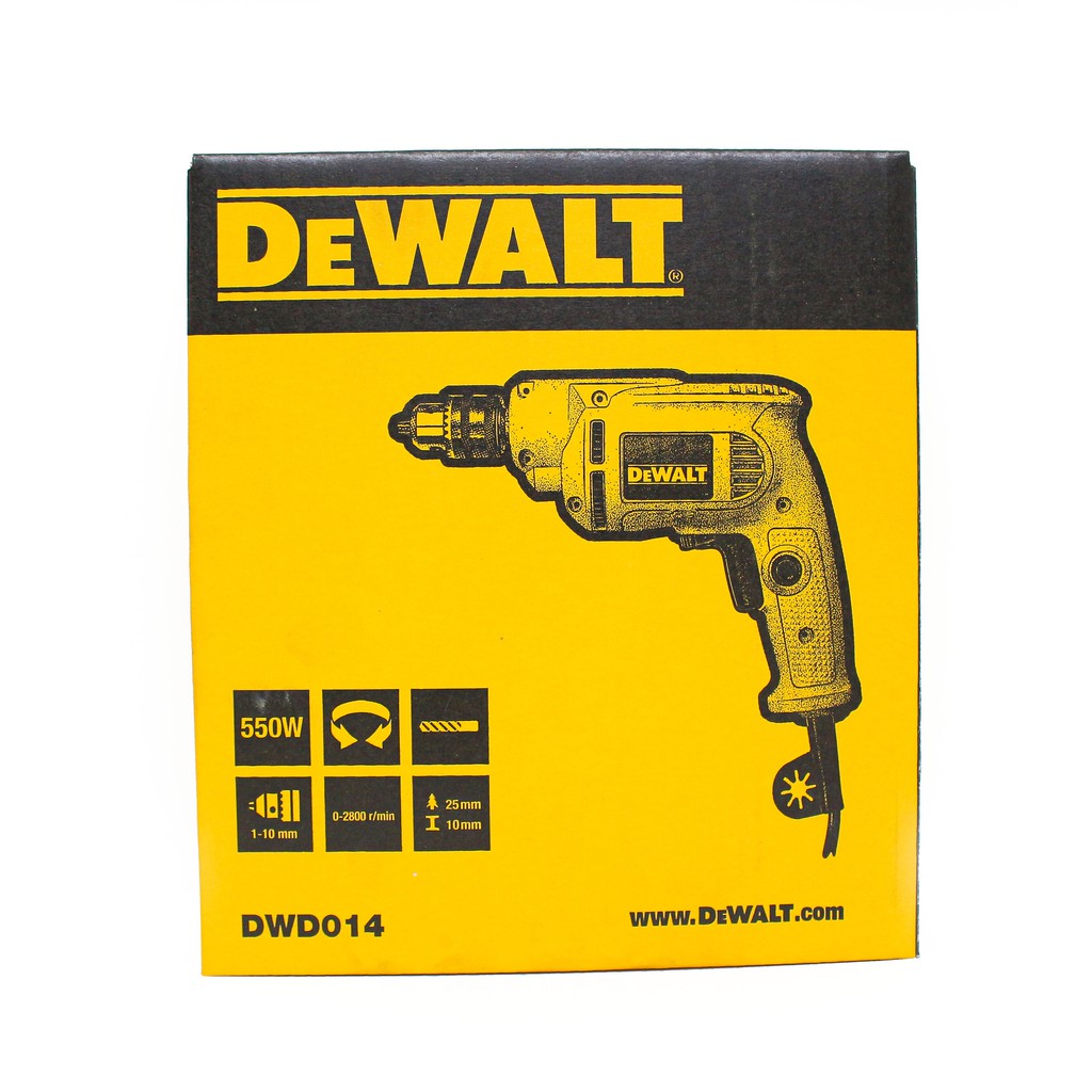 Máy khoan cầm tay dùng điện Dewalt DWD014-B1 | 550W | Bảo hành 3 năm | Chính hãng