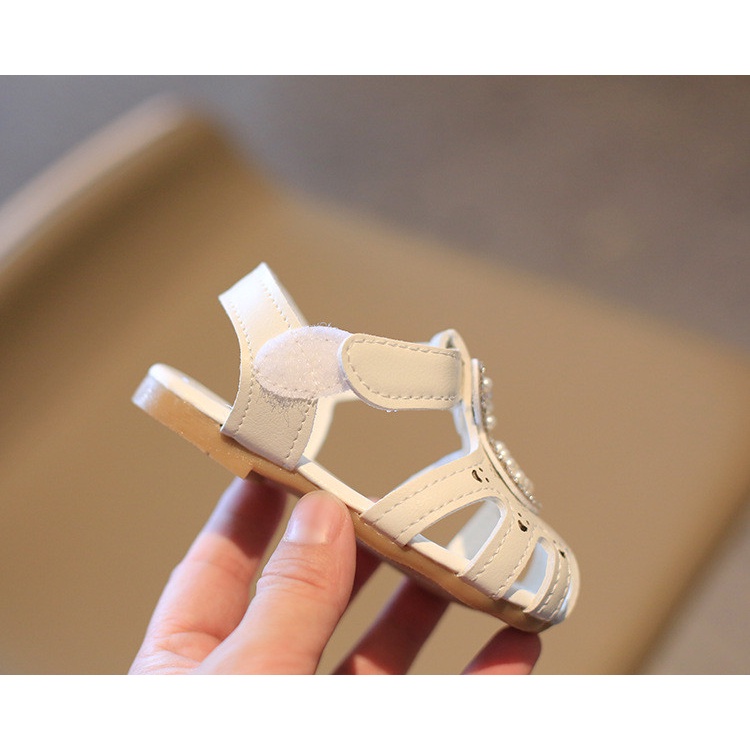 Sandal Rọ Thỏ đính đá cho bé gái chống vấp