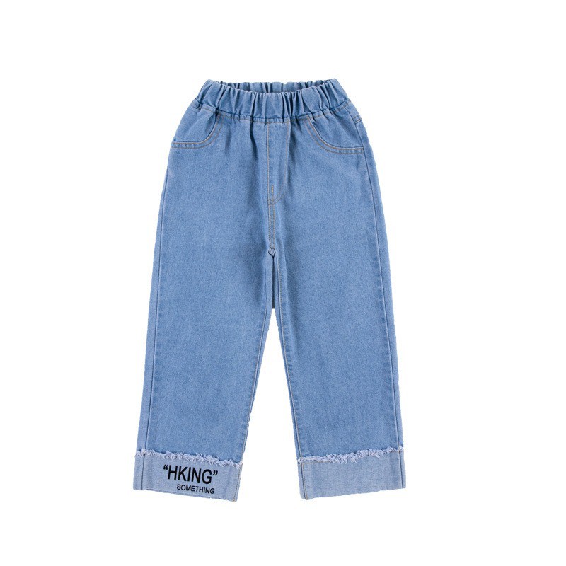 Quần jean ống rộng   ☑️ Quần áo bé gái 10 tuổi hà nội ☑️ Thời trang bé mập 35kg, 40kg, 45kg