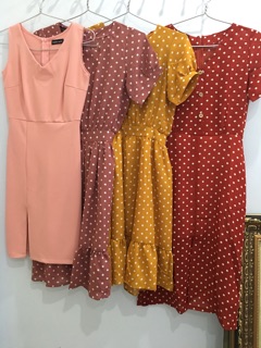 Váy đuôi cá chấm bi (big sale)
