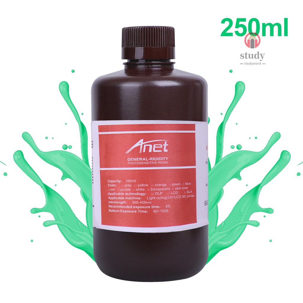 Công Tắc 405nm Resin 250ml Không Độc Hại Cho Máy In 3d Dlp / Lcd