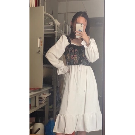 Set váy babydoll và corset phong cách ul zang
