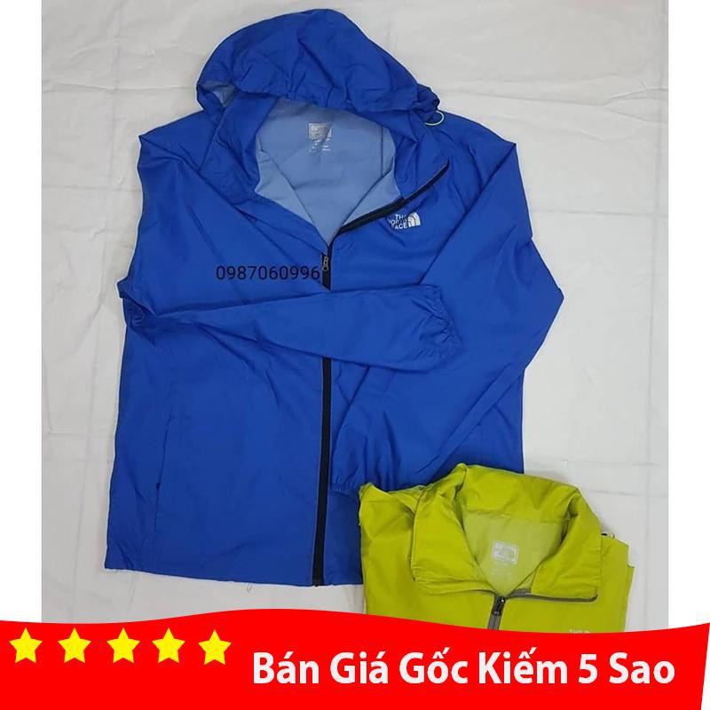 Áo Gió TNF 1 Lớp Hàng VNXK Cực Đẹp(Màu Xanh)