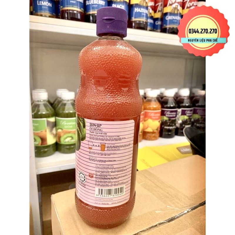 SUN UP ỔI HỒNG Chai 850ml